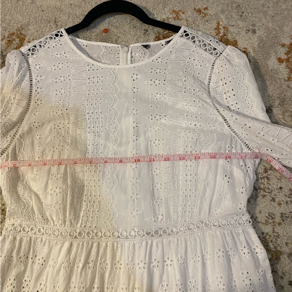 J. Crew white eyelet dress size 8 - Picture 7 of 11